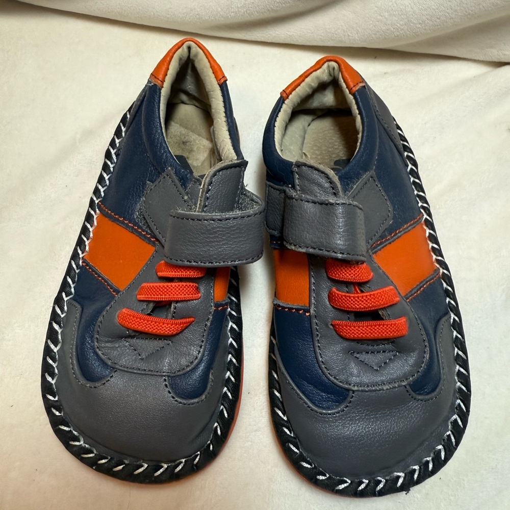 Stylish See Kai Run Kids' Blue and Orange Shoes